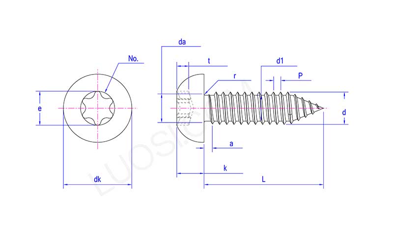 Premium TX Pan Head Tapping Screws