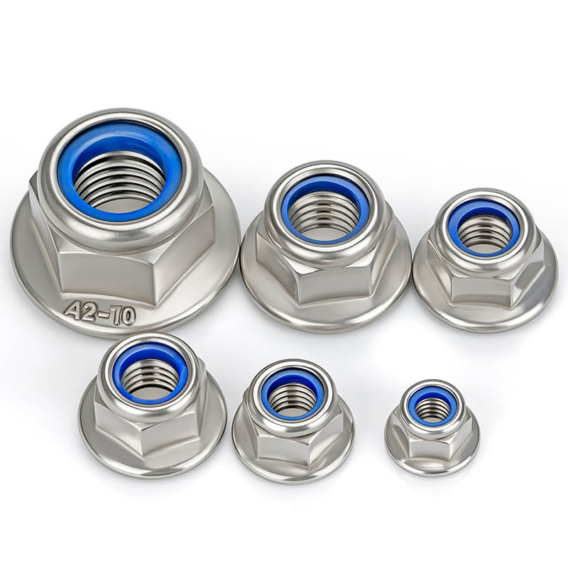 Nylonová pojistná matice s přírubou