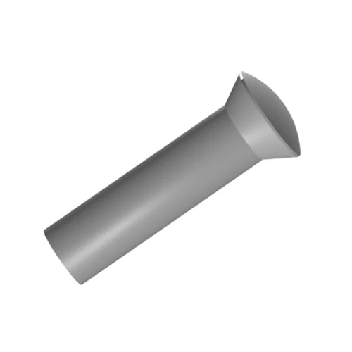 Zvednutá popínací hlava nýty černé