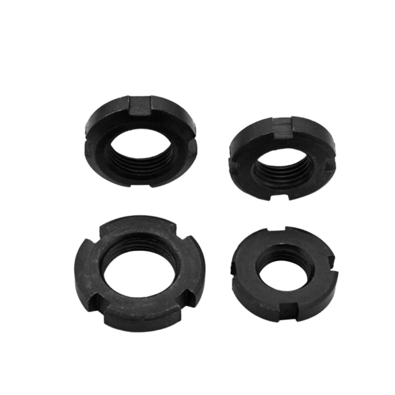 Otřesuvzdorná drážková pojistná kulatá matice